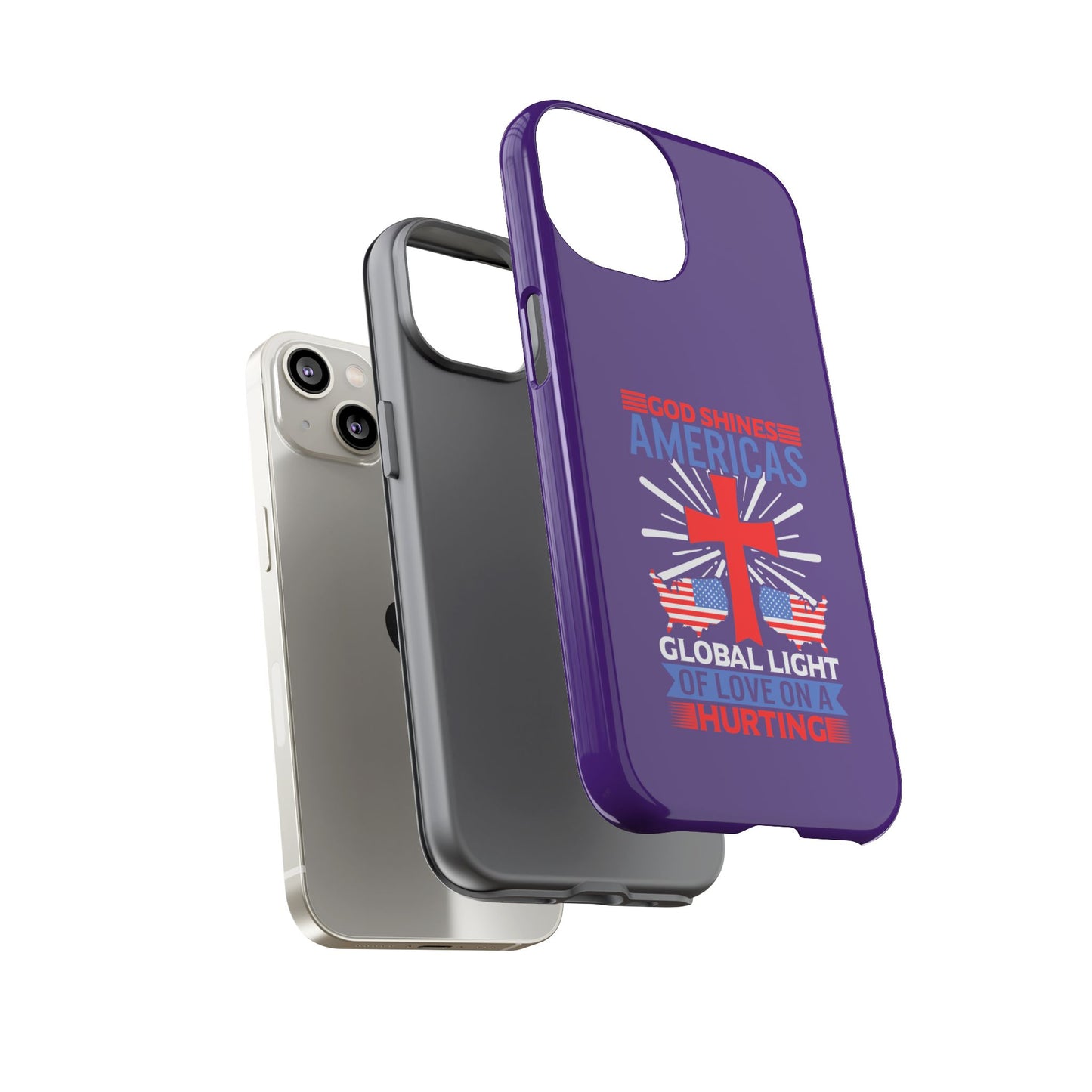 God Shines Global Light Of Love Cellphone Case