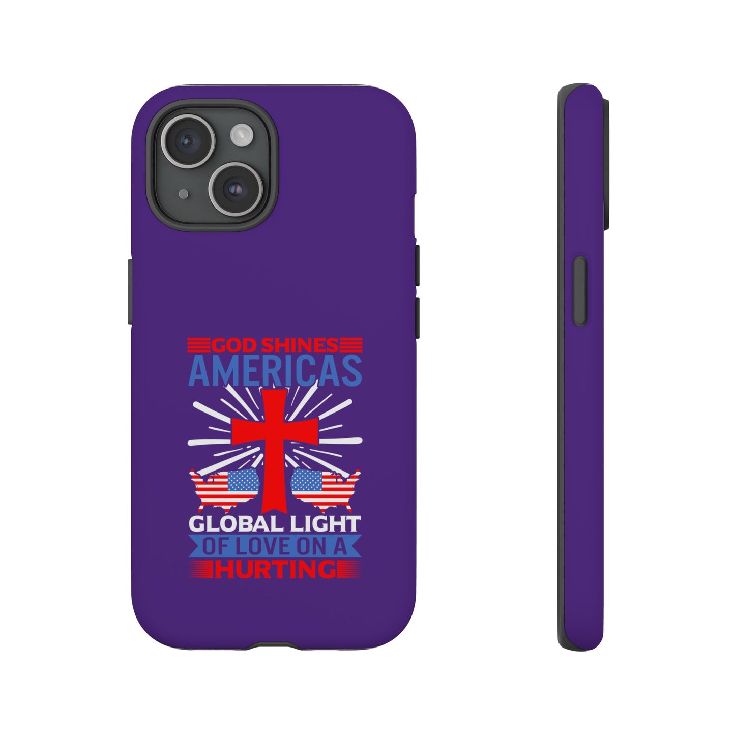 God Shines Global Light Of Love Cellphone Case