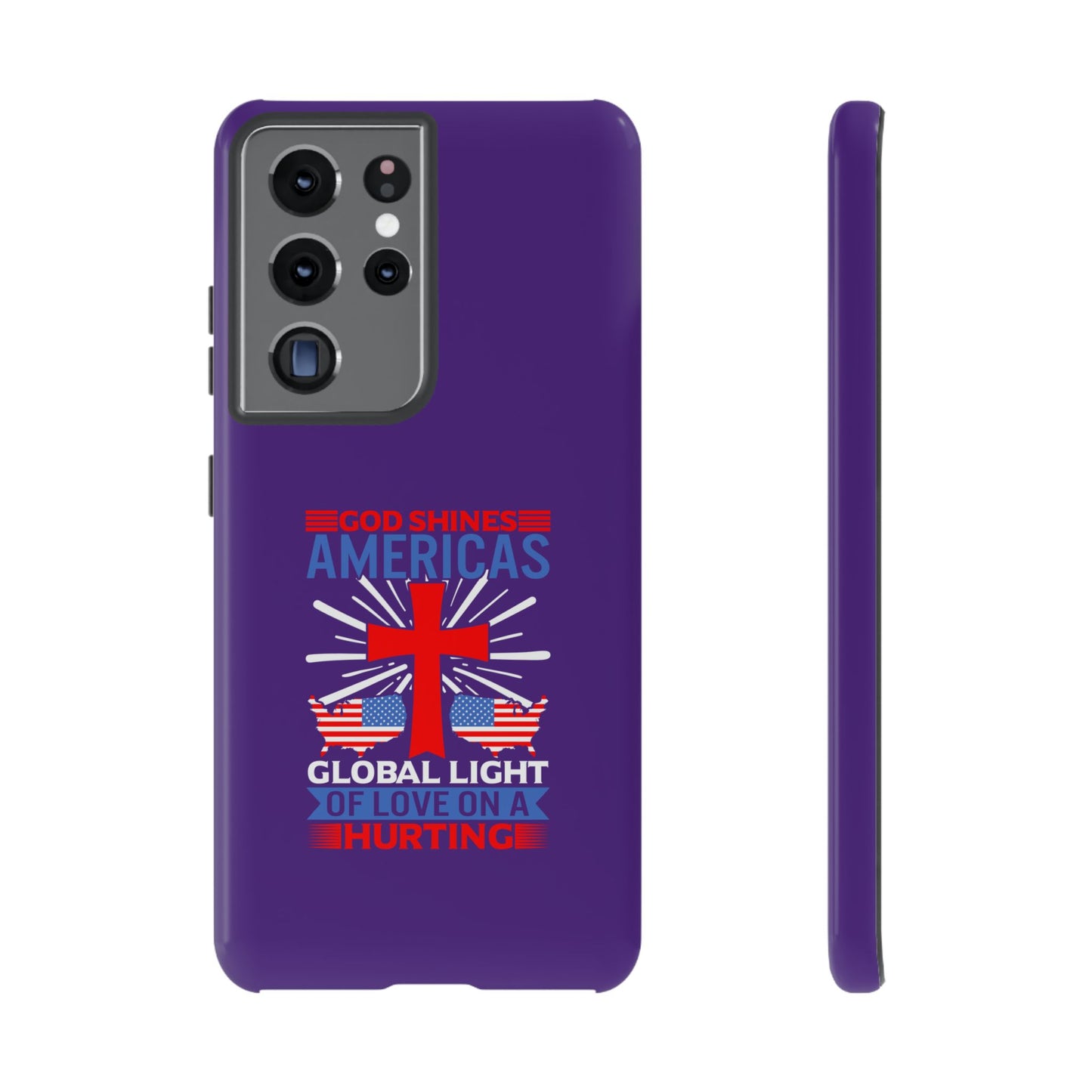 God Shines Global Light Of Love Cellphone Case