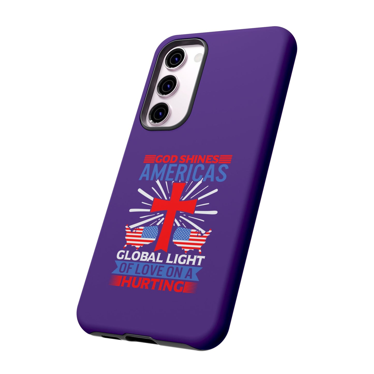 God Shines Global Light Of Love Cellphone Case
