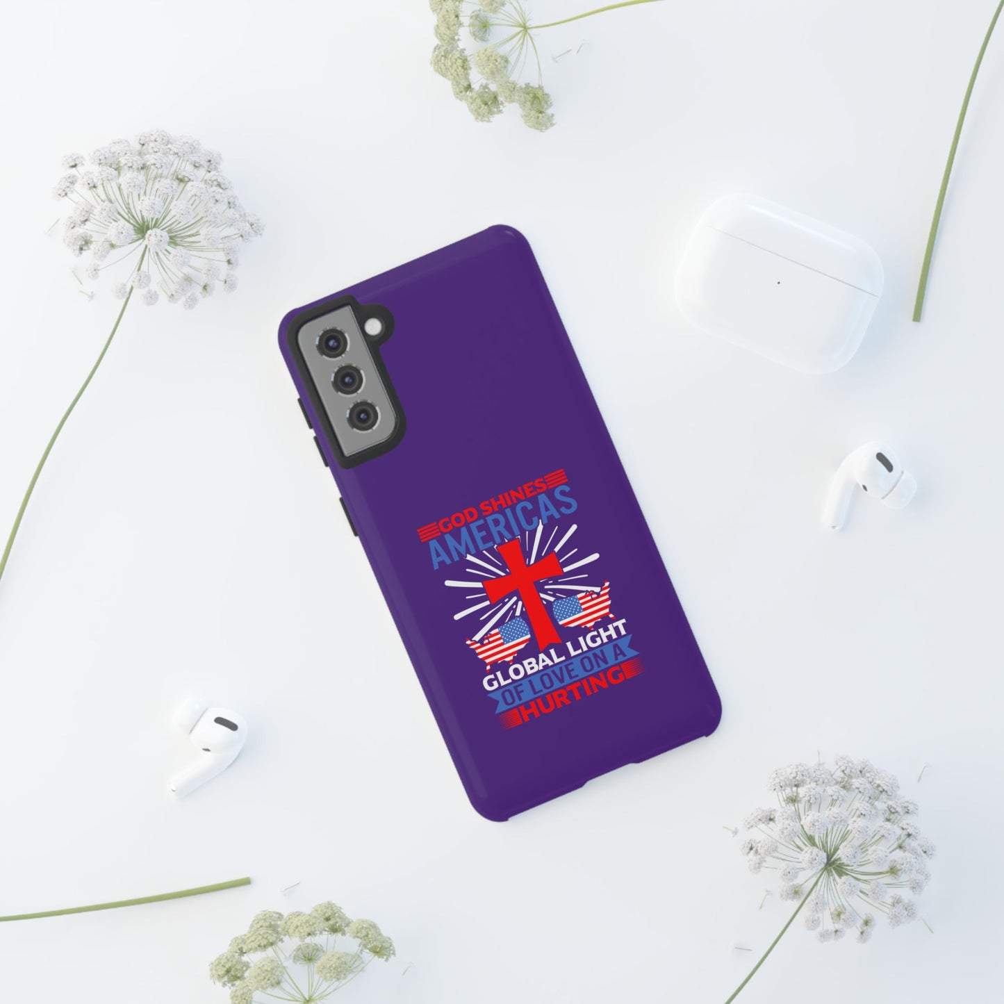 God Shines Global Light Of Love Cellphone Case