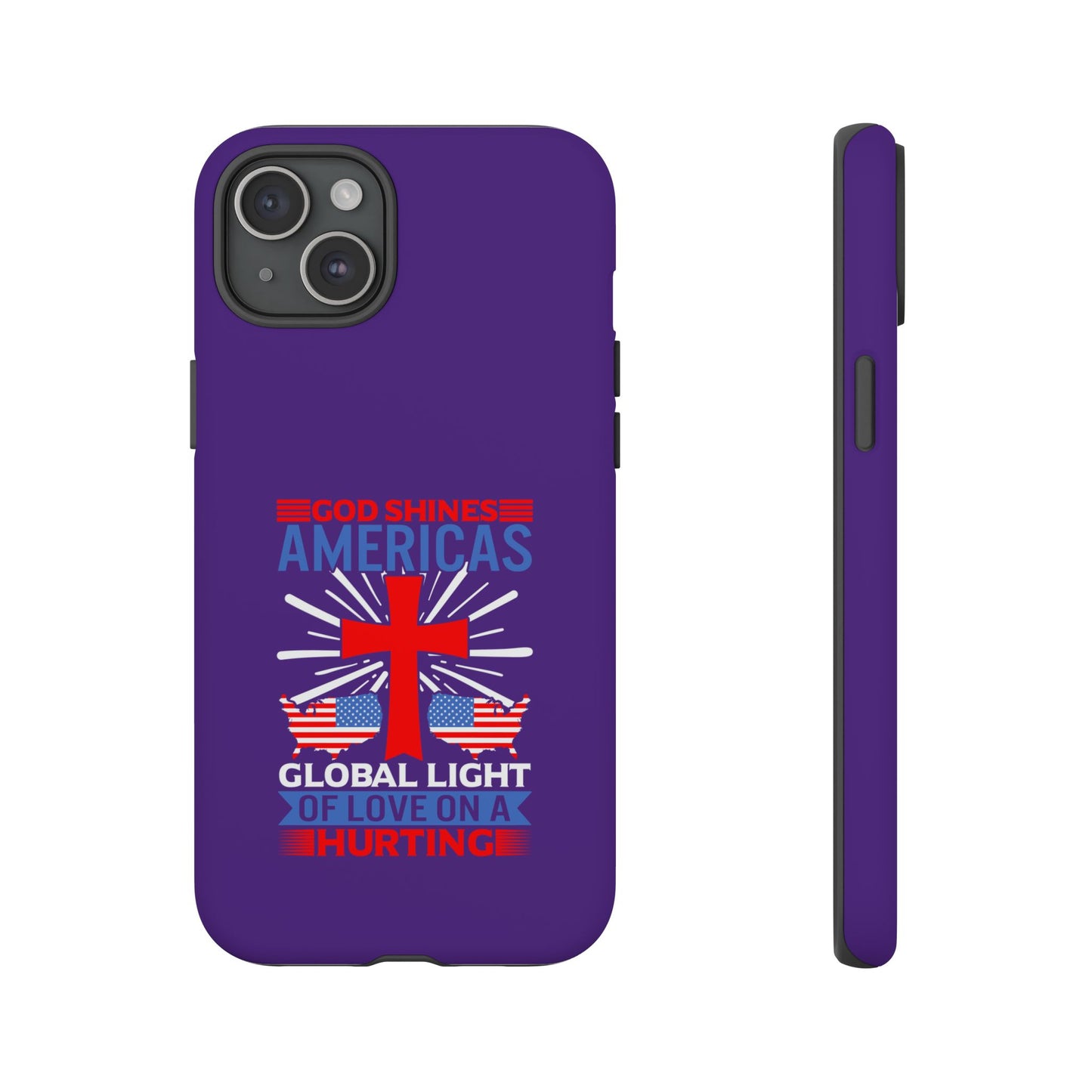 God Shines Global Light Of Love Cellphone Case