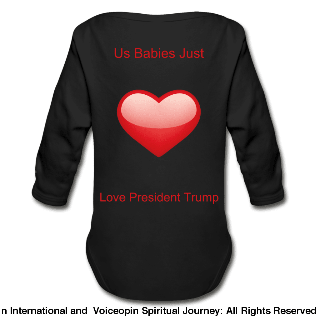 Trump Pac Association Organic Long Sleeve Baby Bodysuit