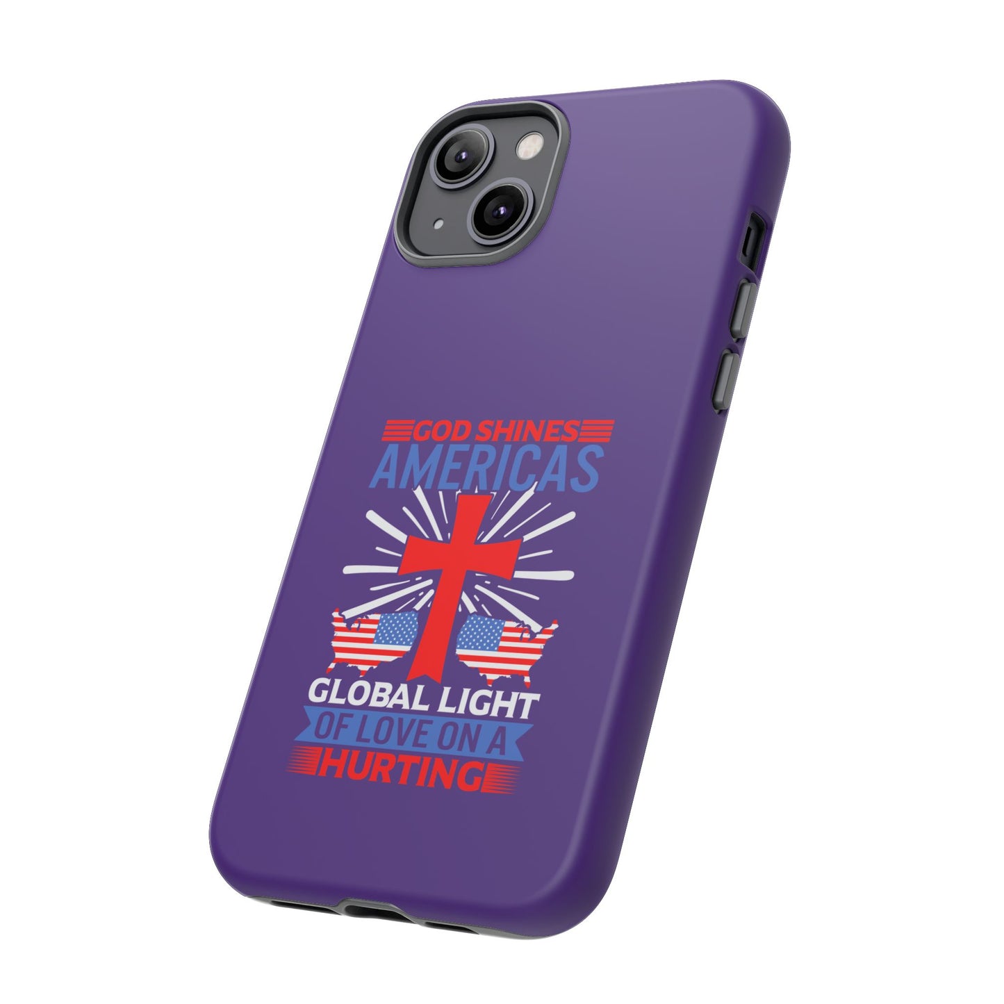 God Shines Global Light Of Love Cellphone Case