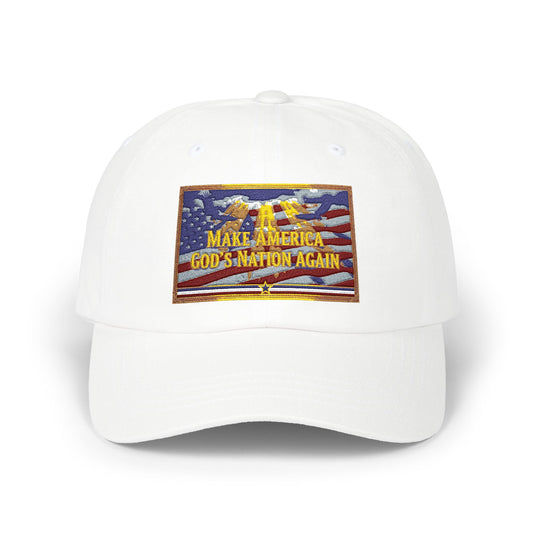 Make America God’s Nation Again Embroidered Patriotic Baseball Hat Classic Dad Cap