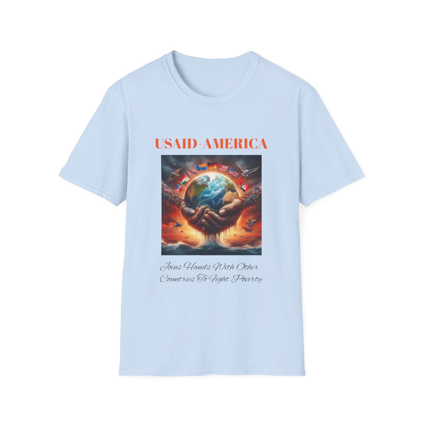 USAID-AMERICA Join Hands T-Shirt