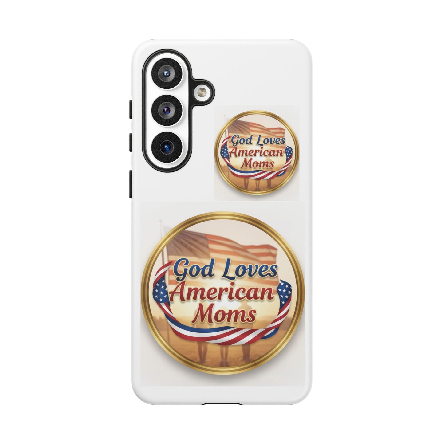 God Loves American Moms-Phone Case