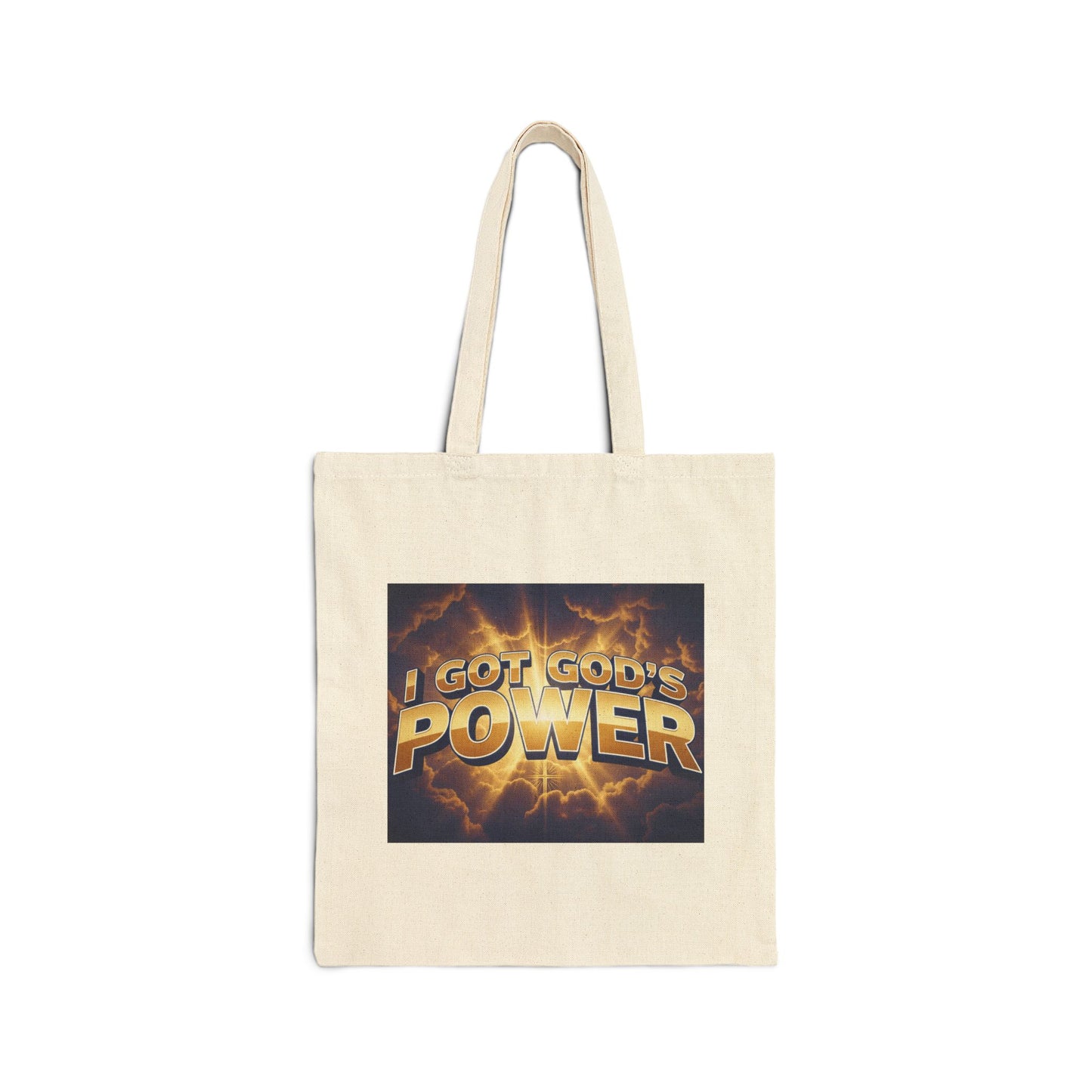 I  Got God's Power  Cotton Canvas Tote Bag