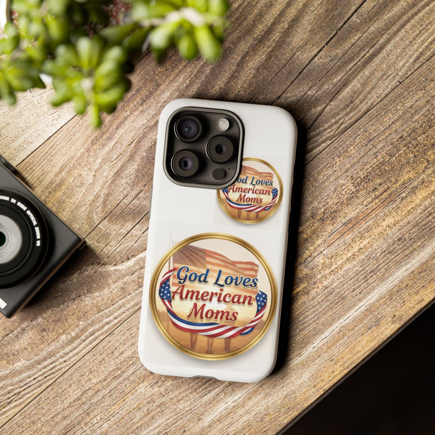 God Loves American Moms-Phone Case
