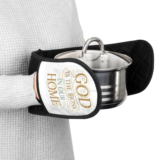 God Is The Boss Double Mitts