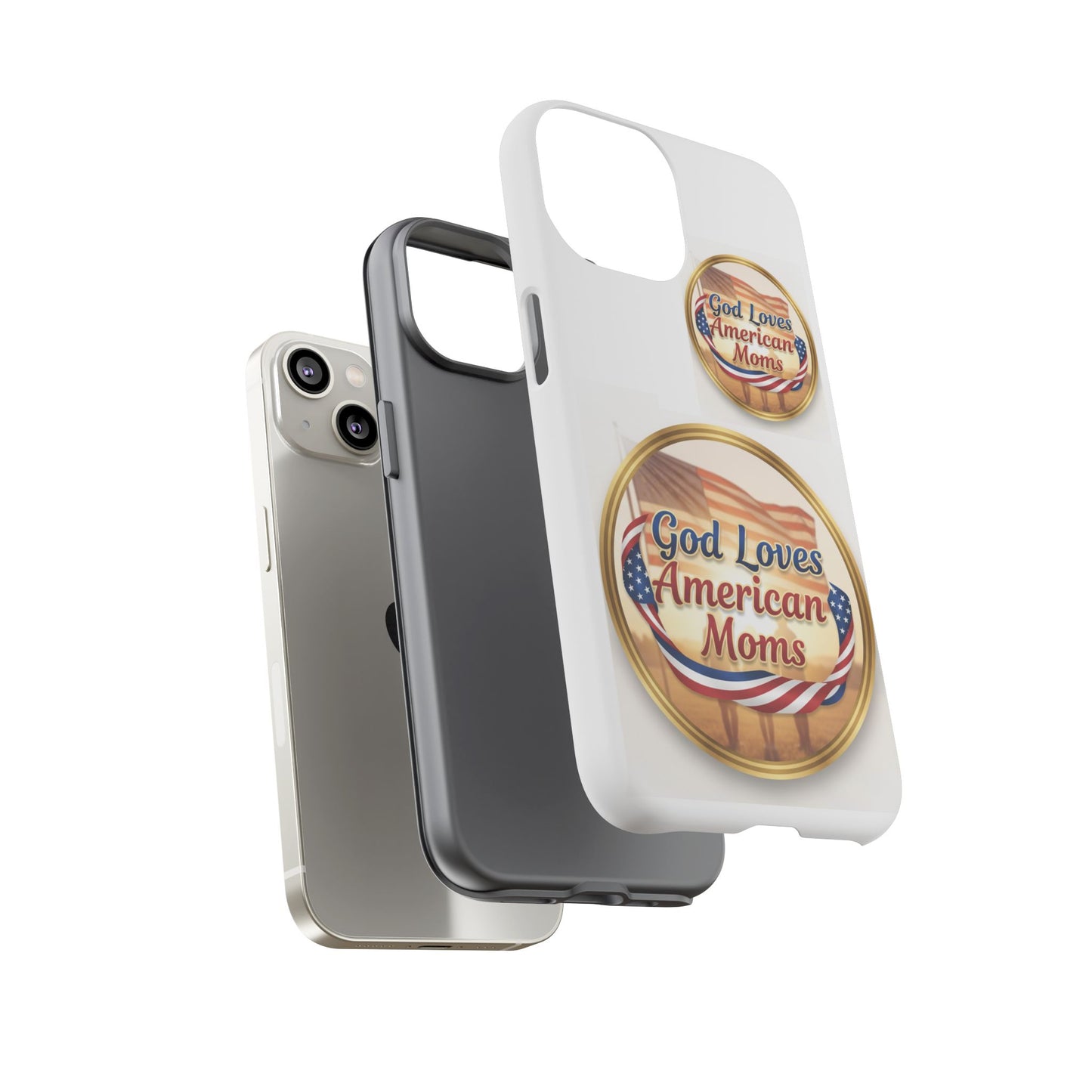 God Loves American Moms-Phone Case