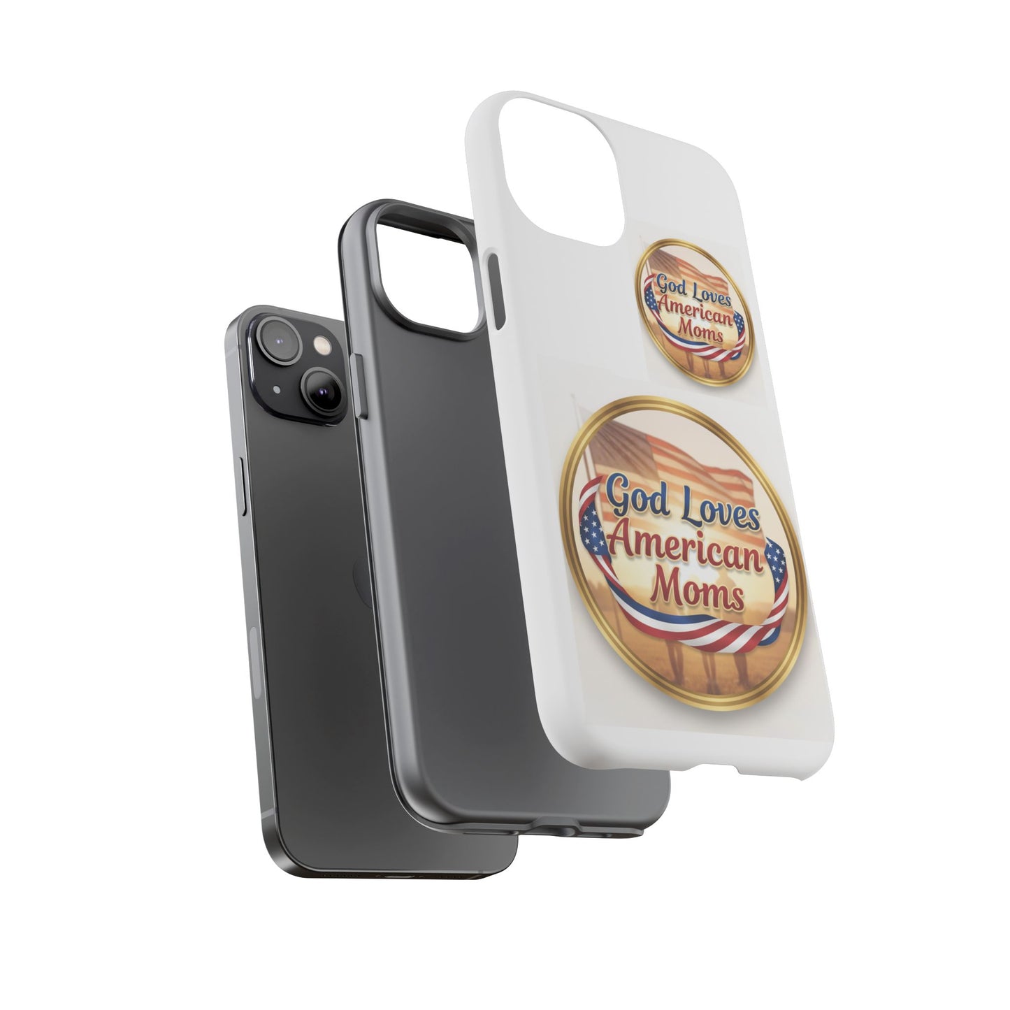 God Loves American Moms-Phone Case