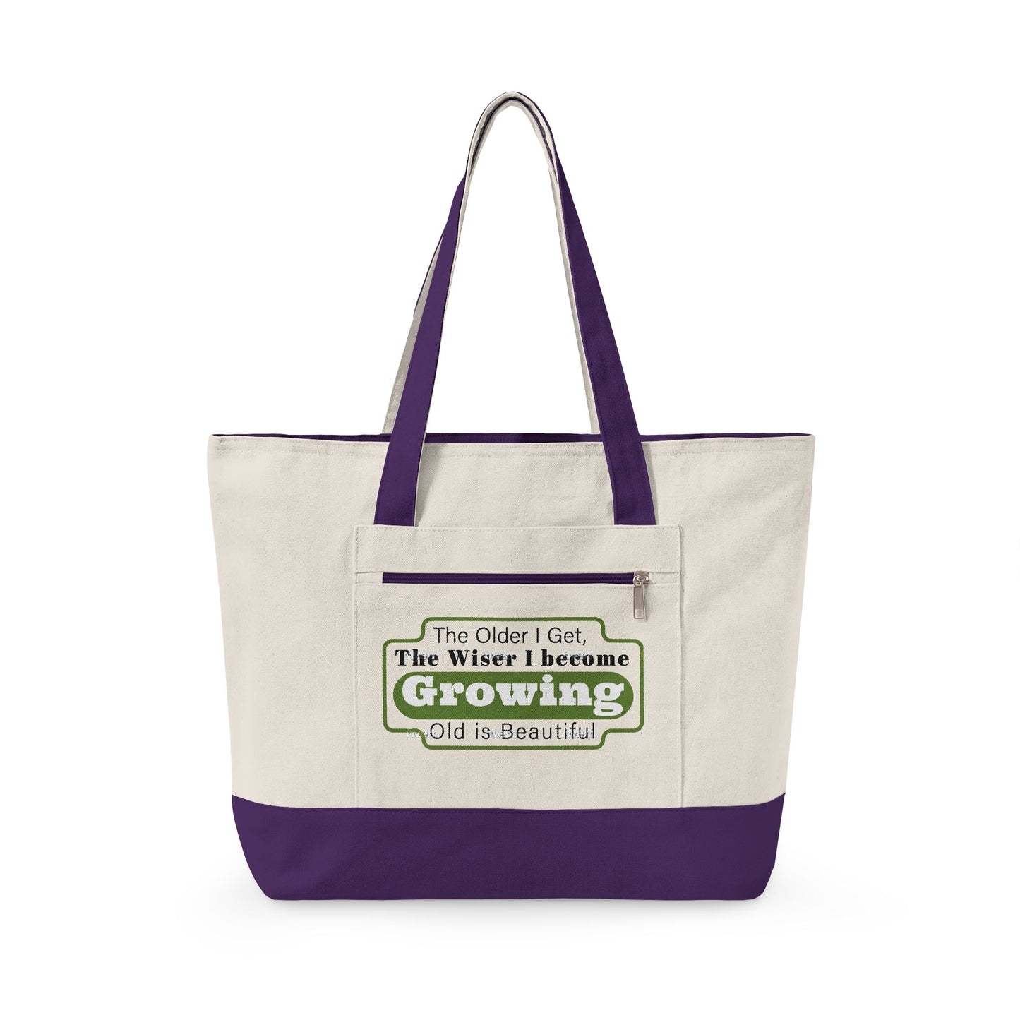 Growing Old is Beautiful Garden-Inspired Gift Tote