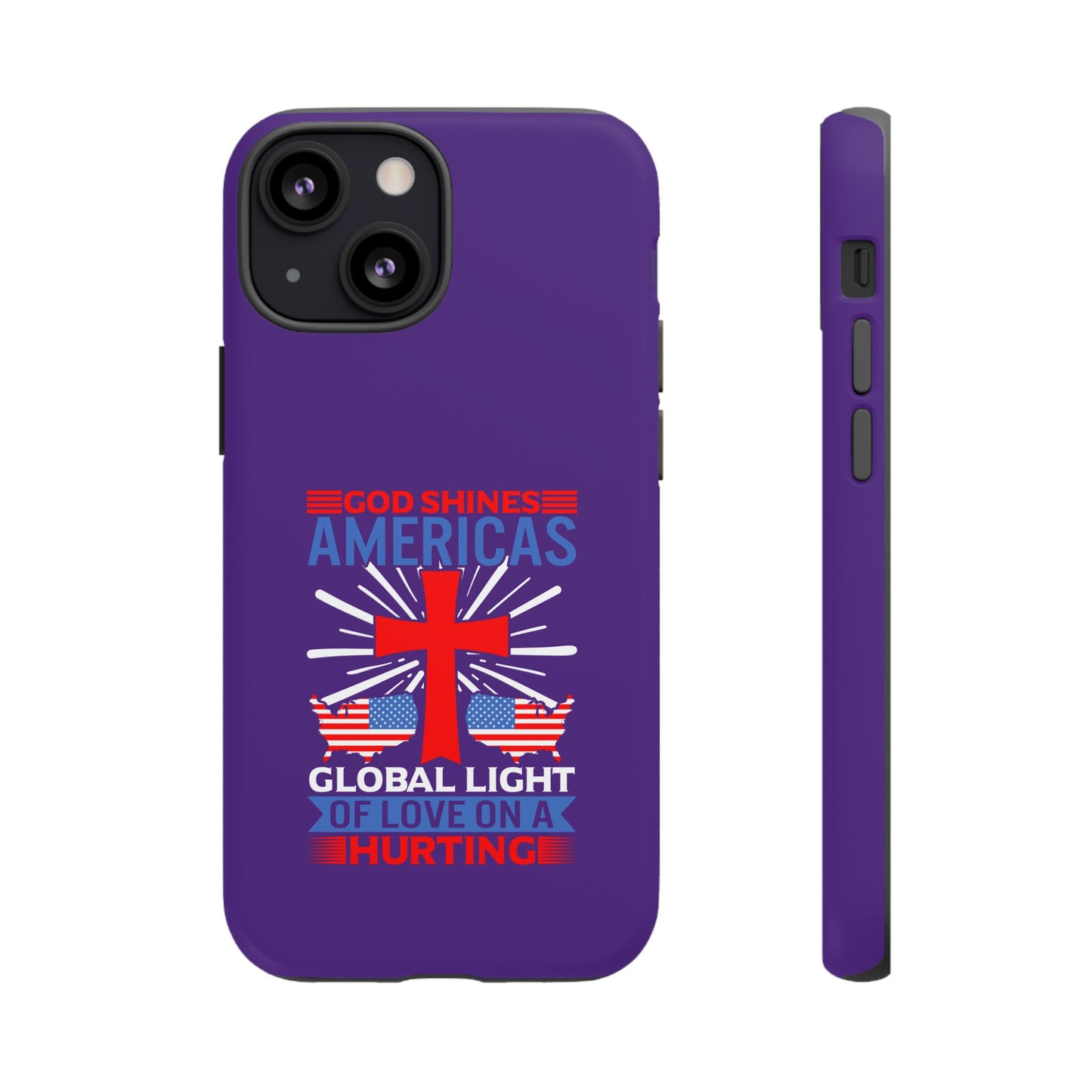 God Shines Global Light Of Love Cellphone Case