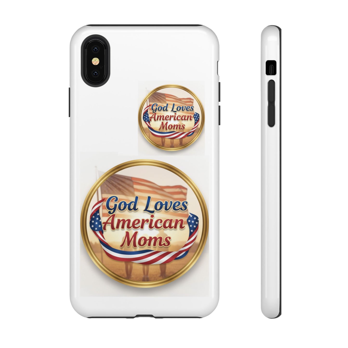 God Loves American Moms-Phone Case