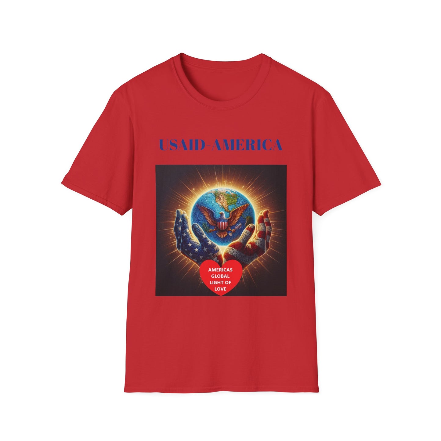 USAID-AMERICA: Shining Global Love Tshirt