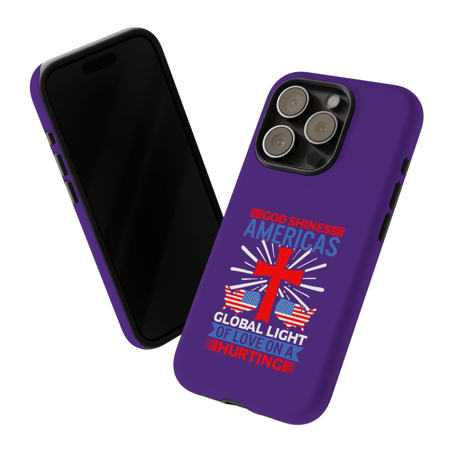 God Shines Global Light Of Love Cellphone Case