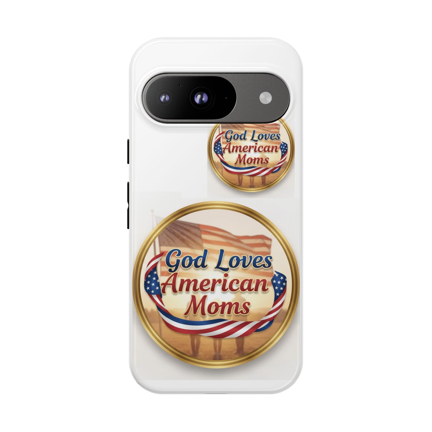 God Loves American Moms-Phone Case