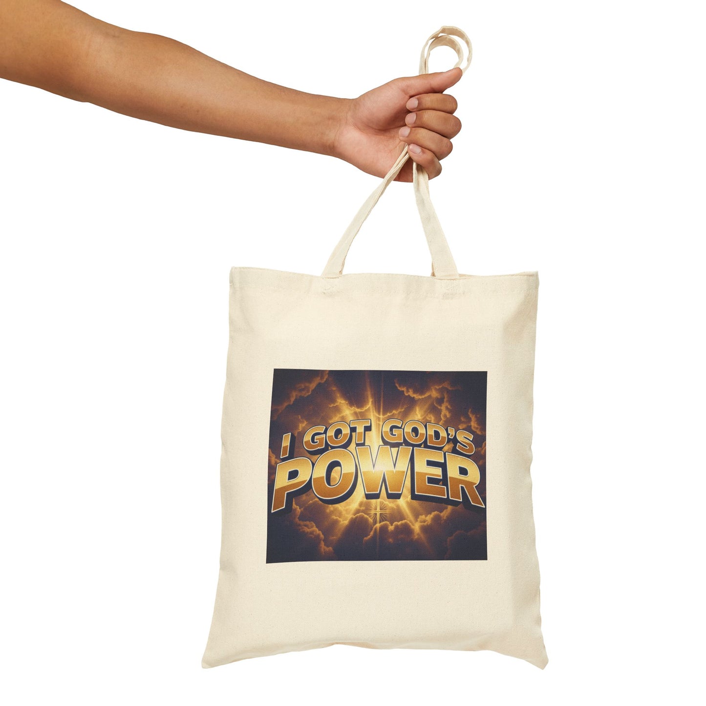 I  Got God's Power  Cotton Canvas Tote Bag
