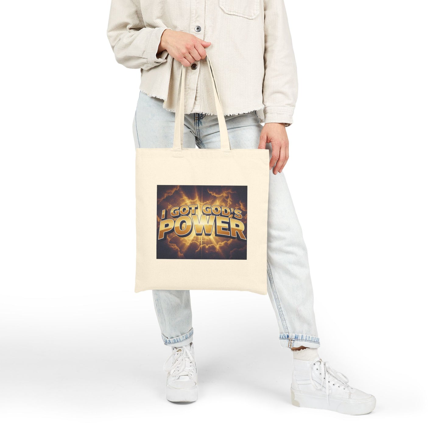 I  Got God's Power  Cotton Canvas Tote Bag
