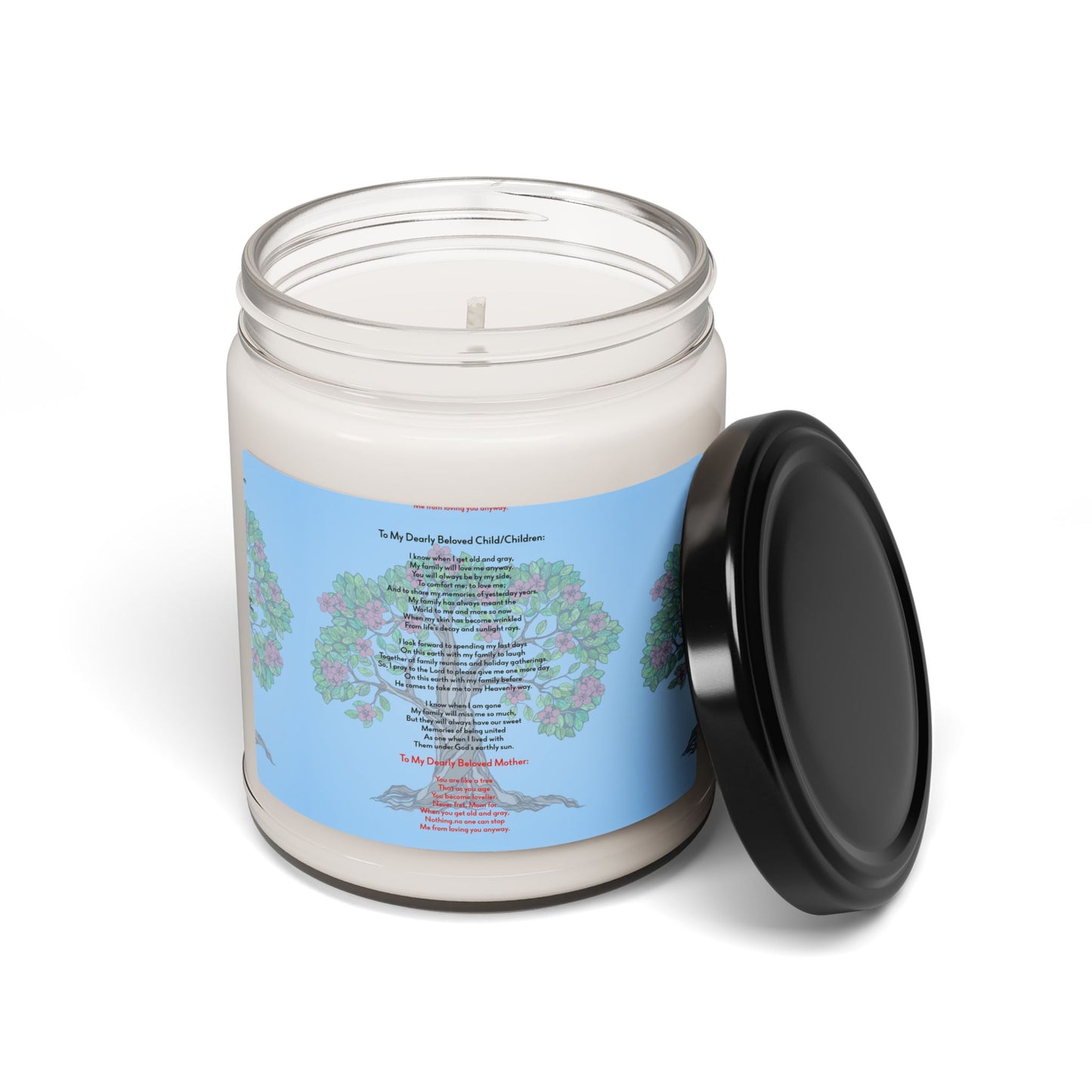 Mom, My Tree Of Life  Scented Soy Candle