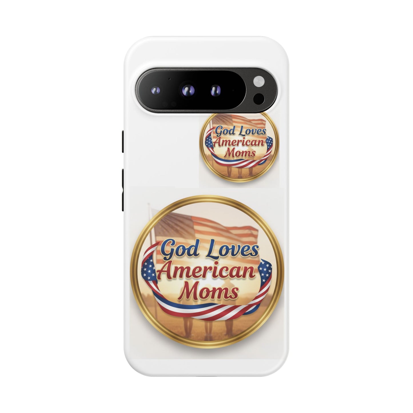 God Loves American Moms-Phone Case