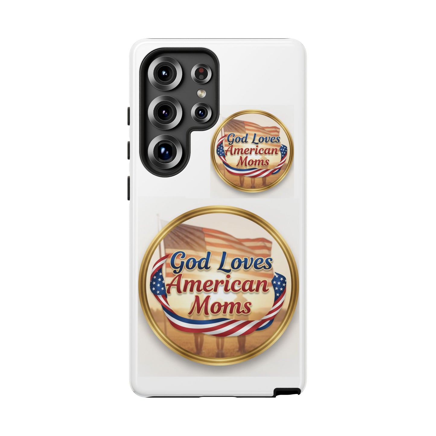 God Loves American Moms-Phone Case