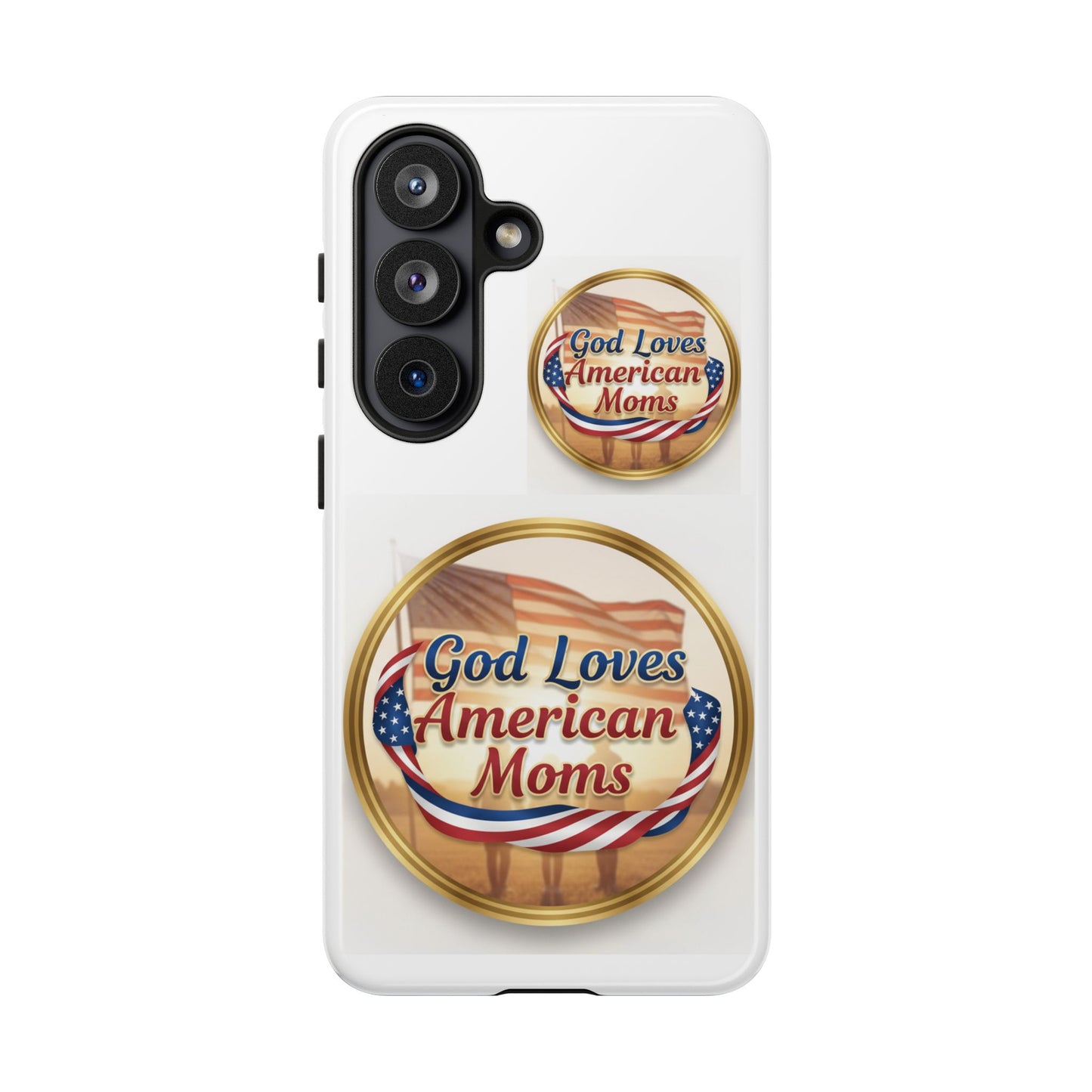 God Loves American Moms-Phone Case