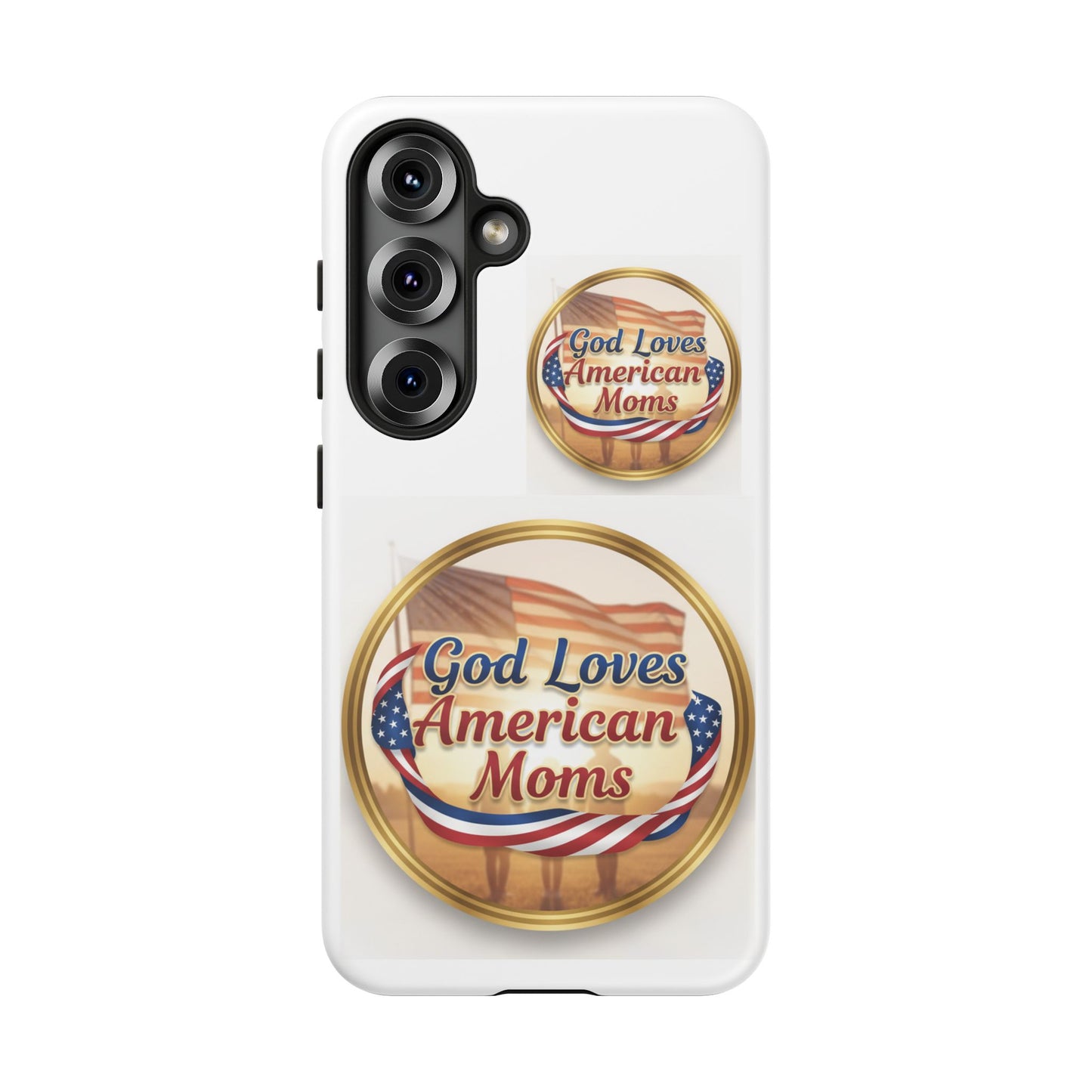 God Loves American Moms-Phone Case