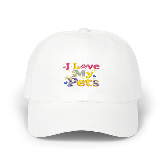 I Love My Pets Classic Dad Cap
