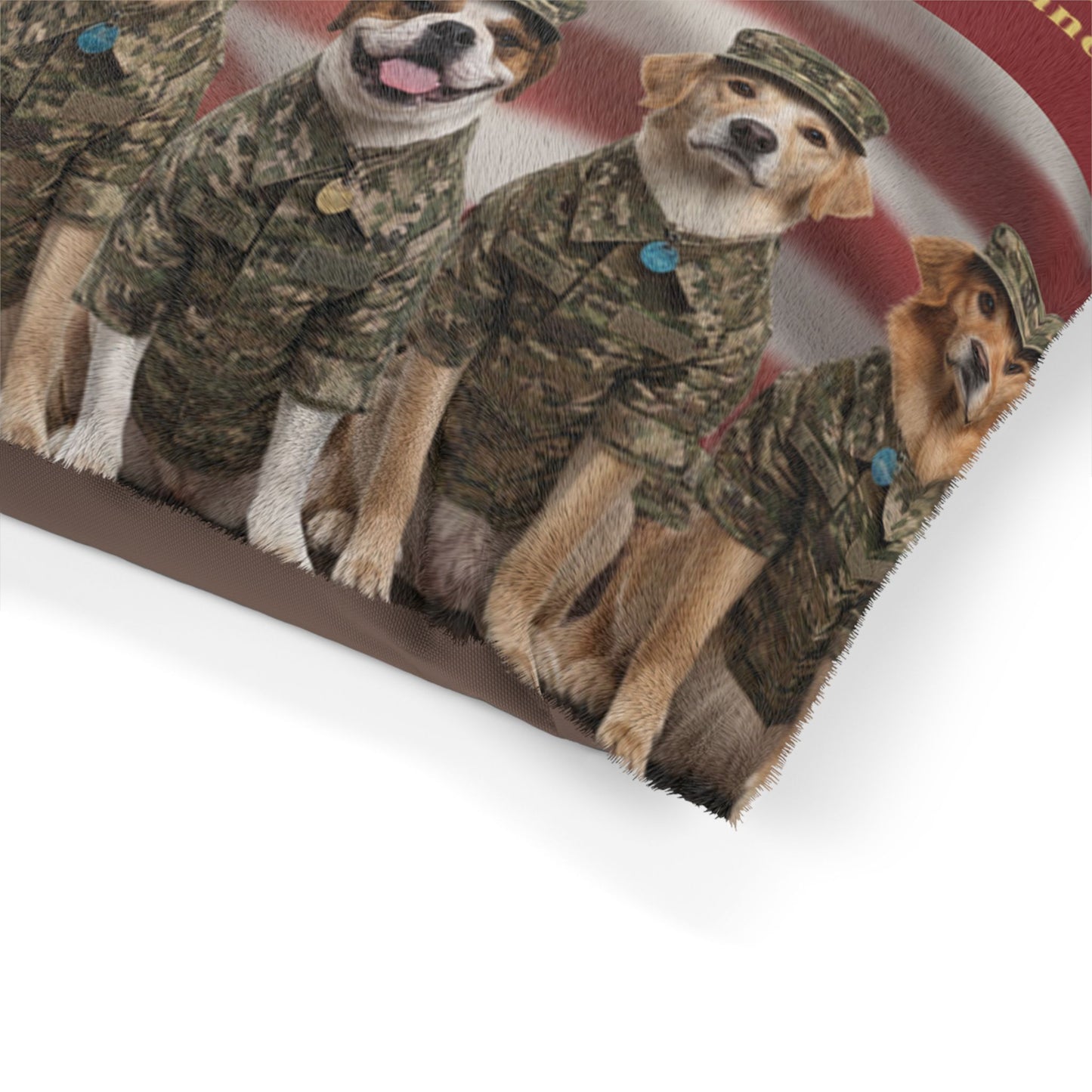 The Strength of Our Military/Veteran Dog Moms Pet Bed
