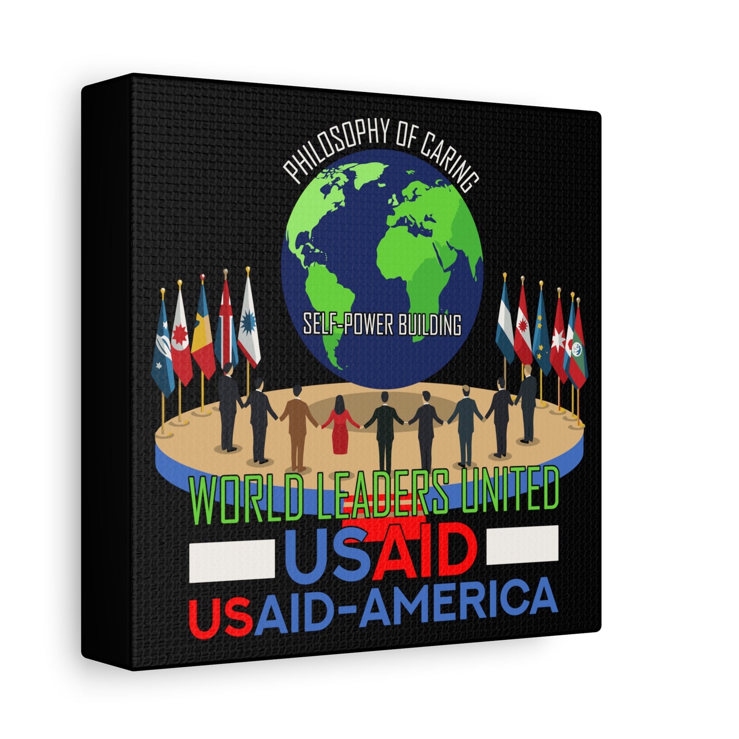 Philosophy Of Caring And Self Power Building Canvas