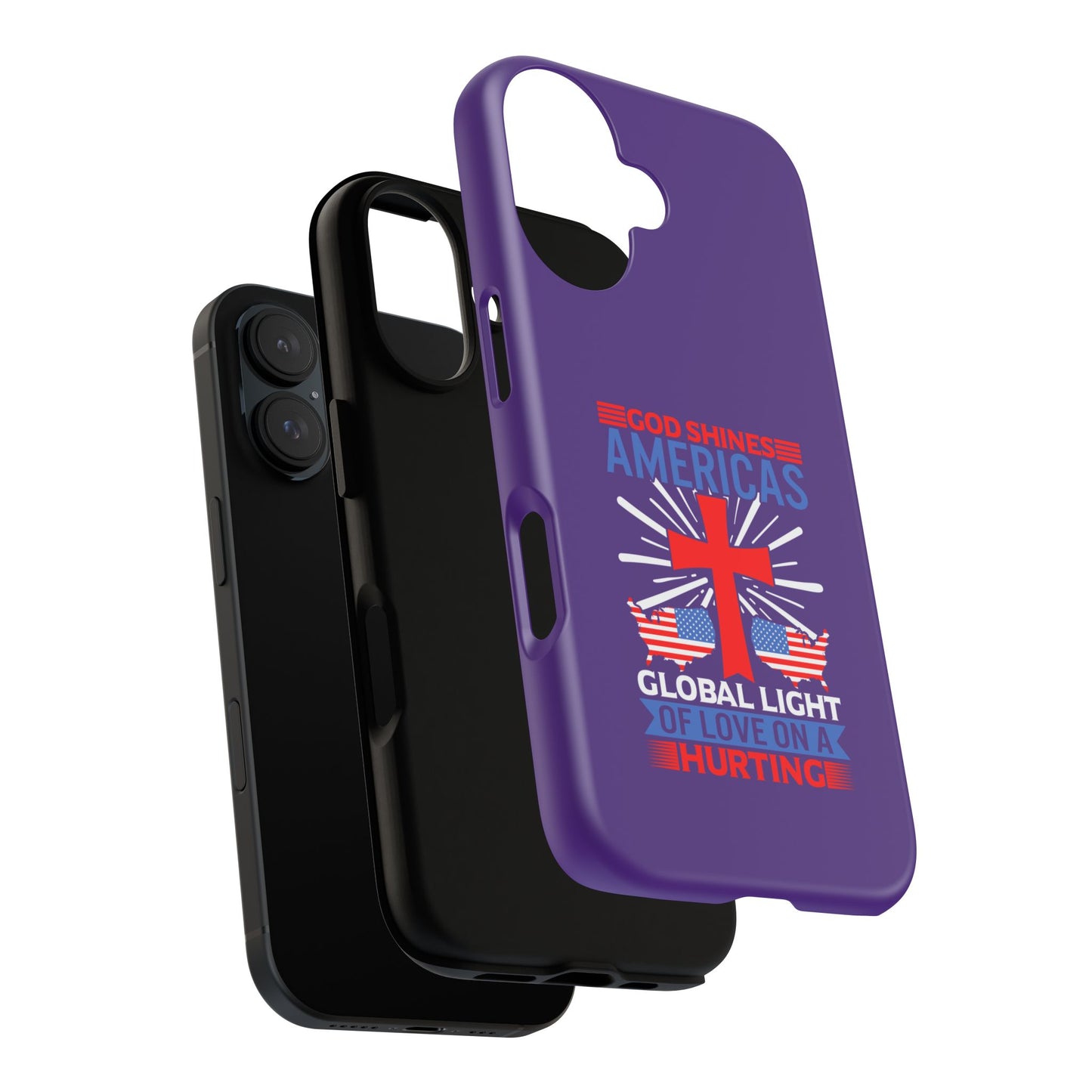 God Shines Global Light Of Love Cellphone Case
