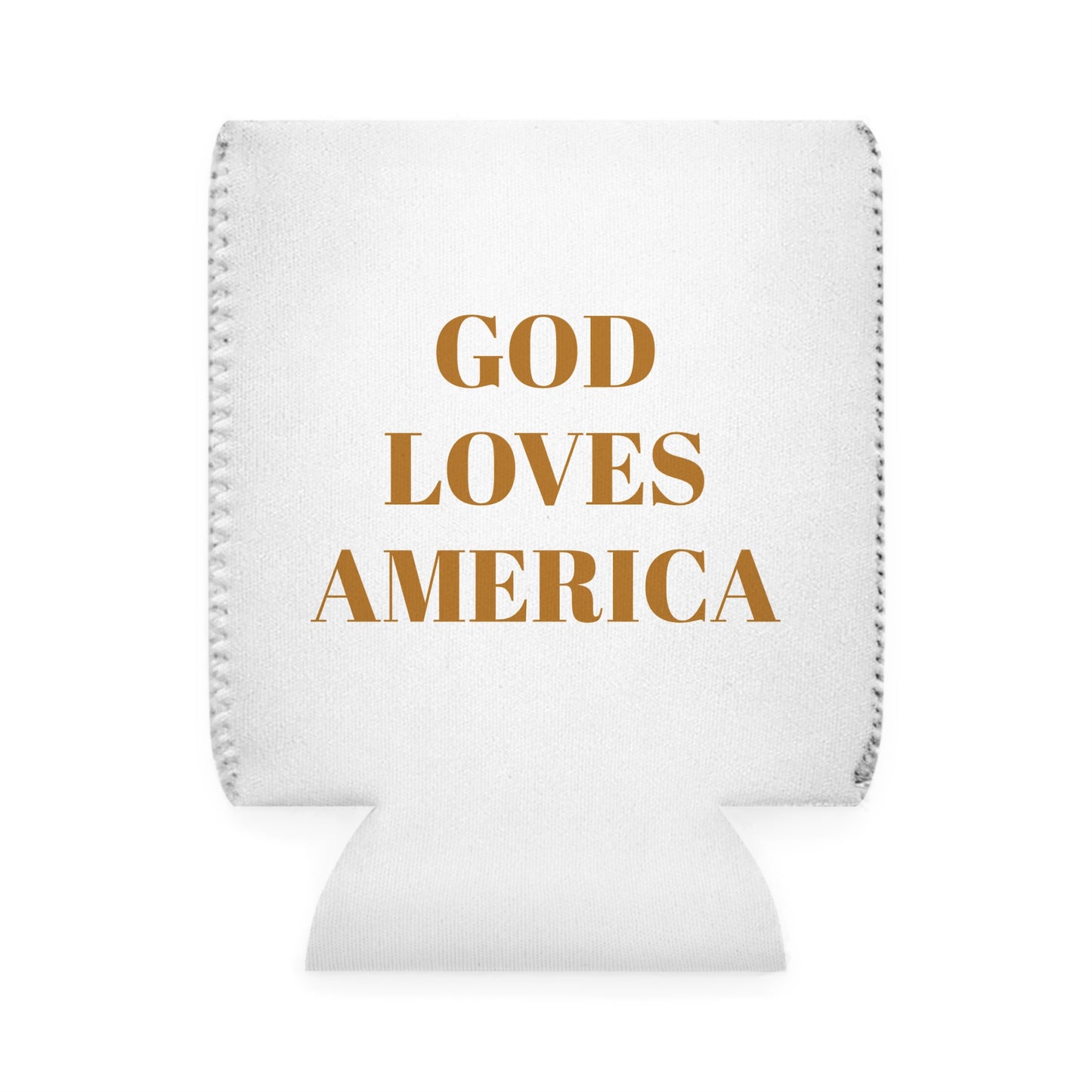 "Make America God's Nation Again" Patriotic Beverage Koozie Can Cooler