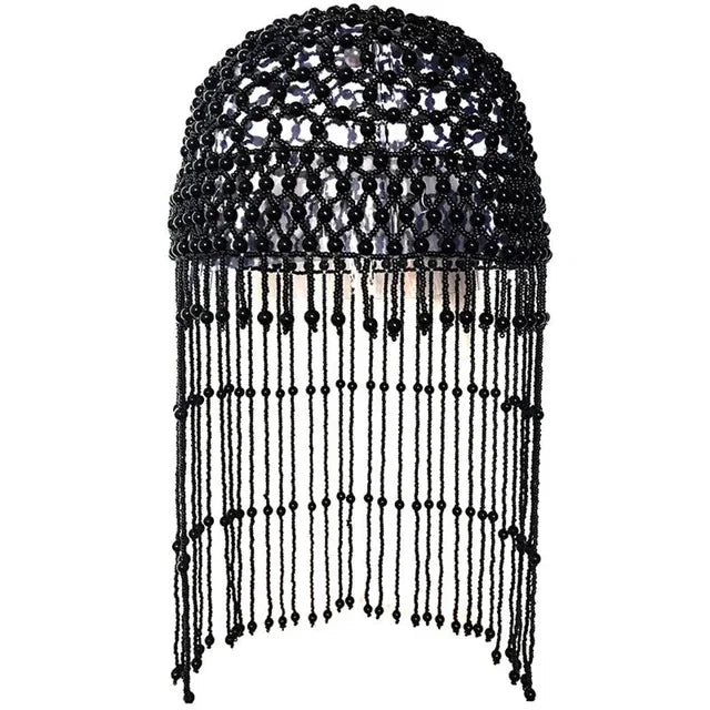 Pearl Tassel Headpiece Handmade