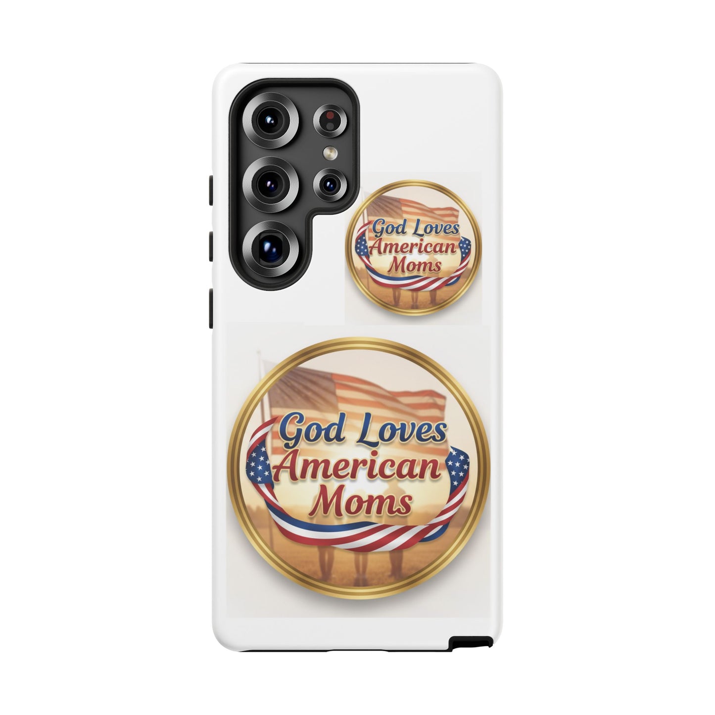 God Loves American Moms-Phone Case
