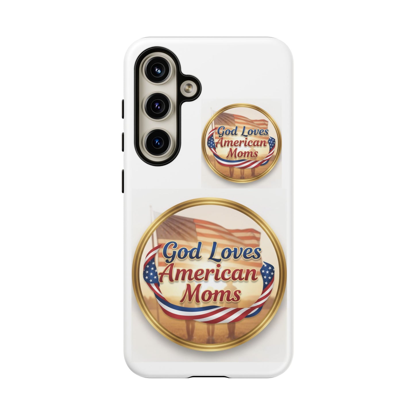 God Loves American Moms-Phone Case