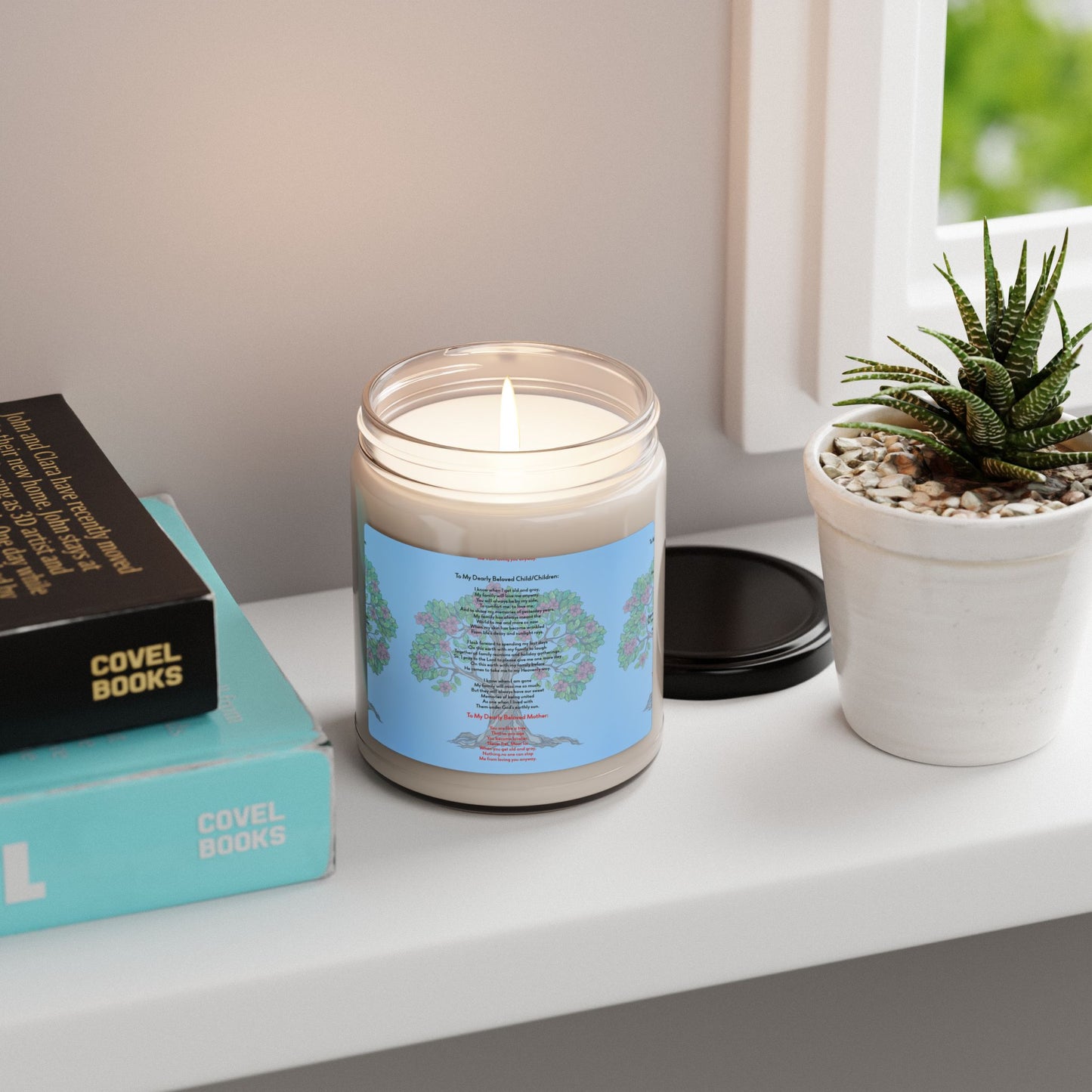 Mom, My Tree Of Life  Scented Soy Candle