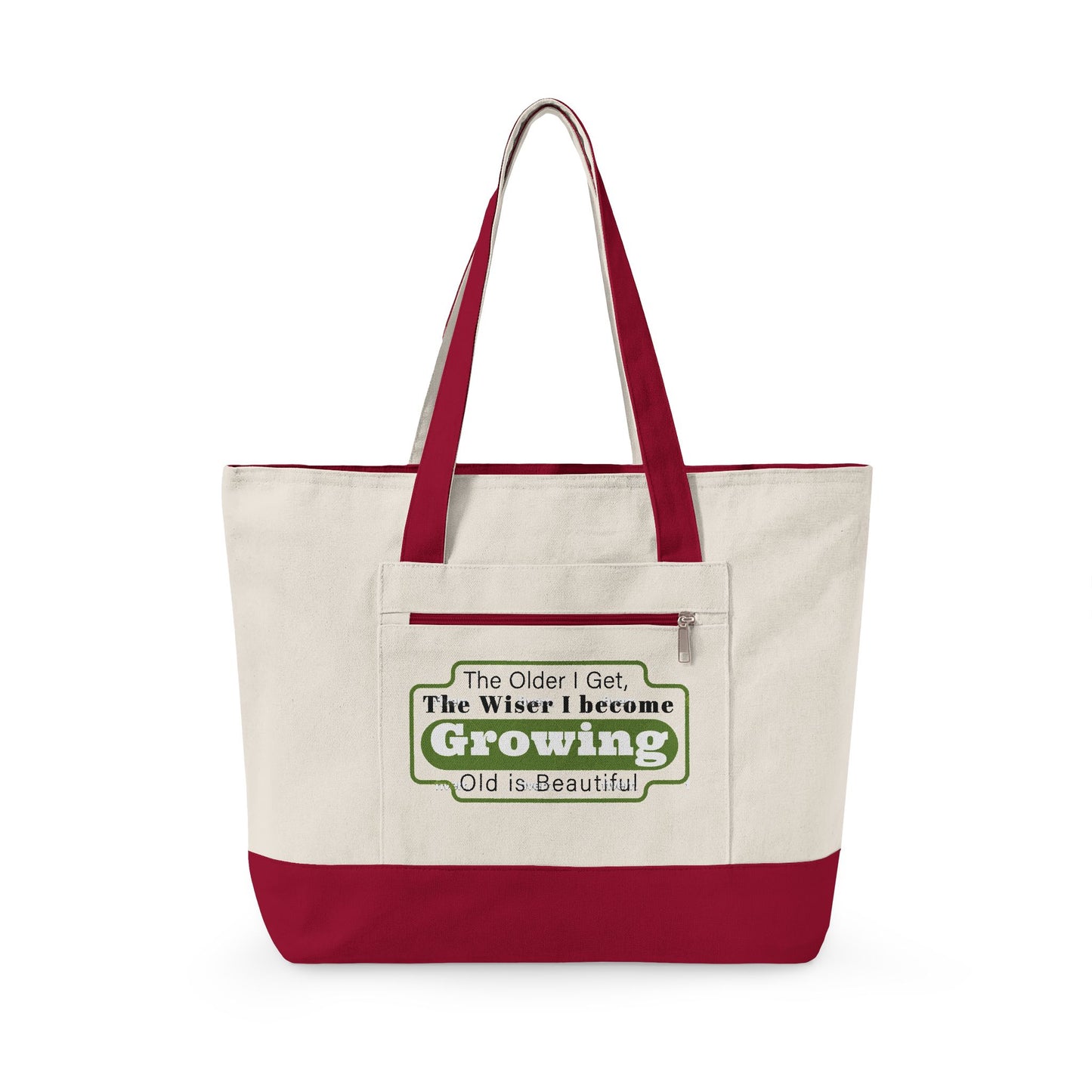 Growing Old is Beautiful Garden-Inspired Gift Tote