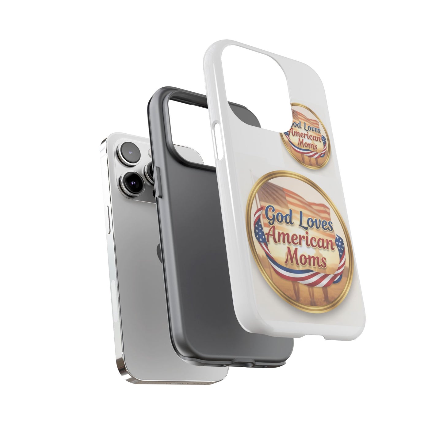 God Loves American Moms-Phone Case