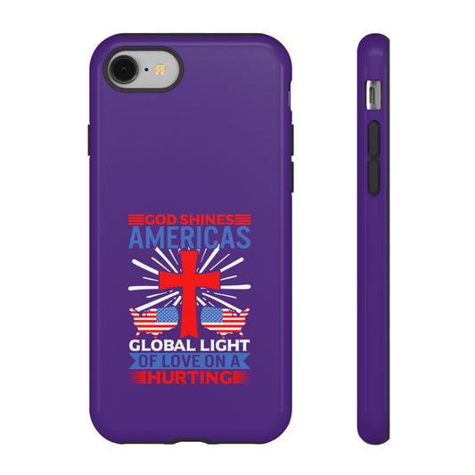 God Shines Global Light Of Love Cellphone Case