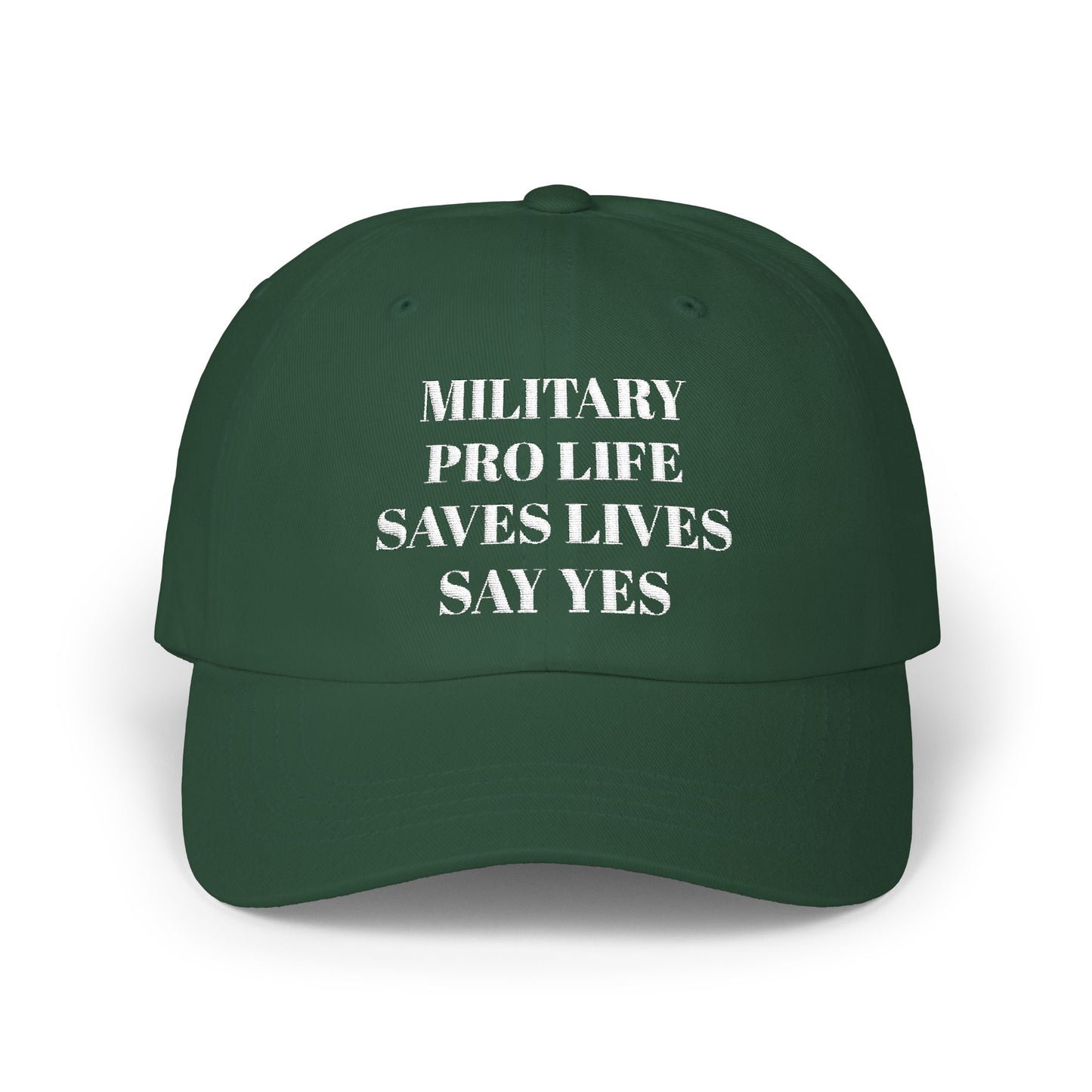 Military Pro-Life Classic Dad Cap