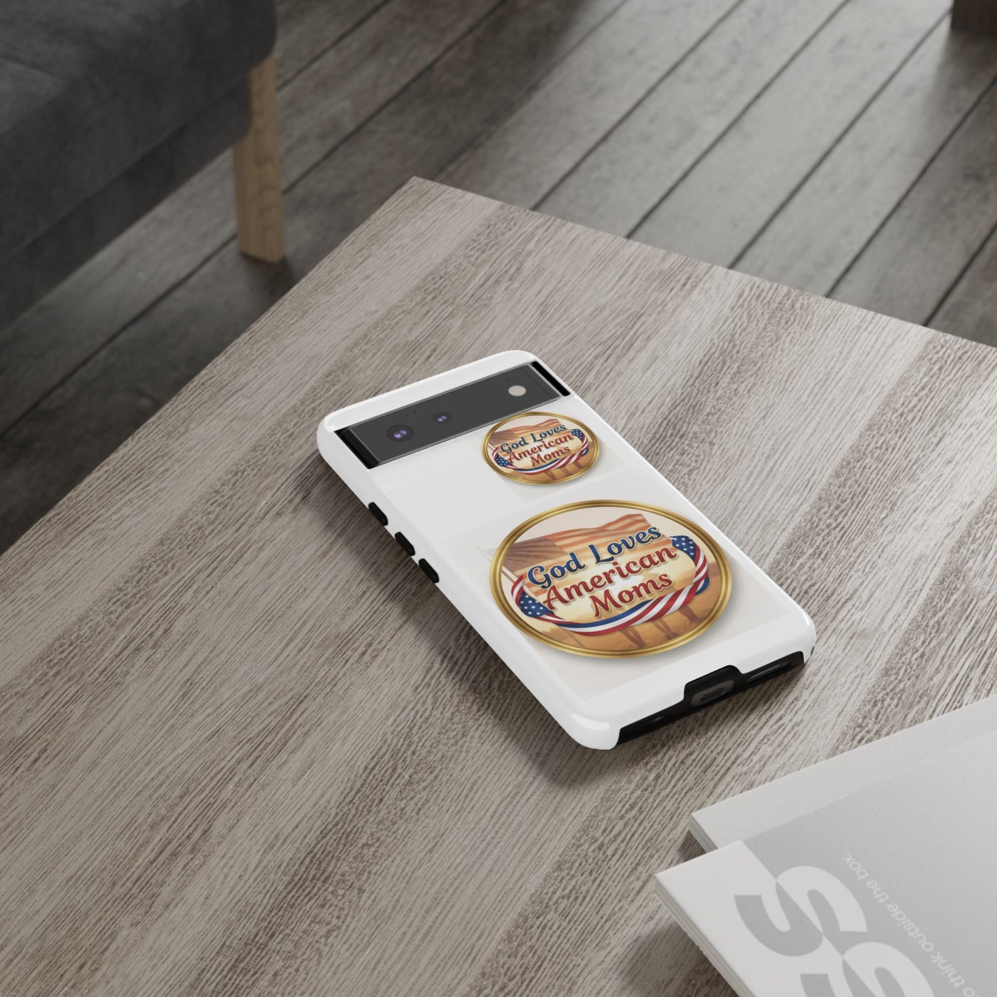 God Loves American Moms-Phone Case