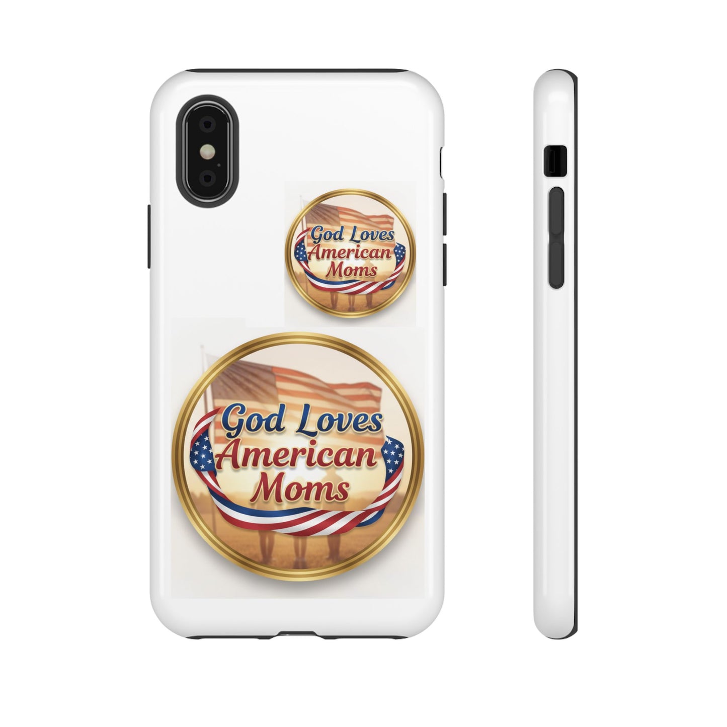 God Loves American Moms-Phone Case