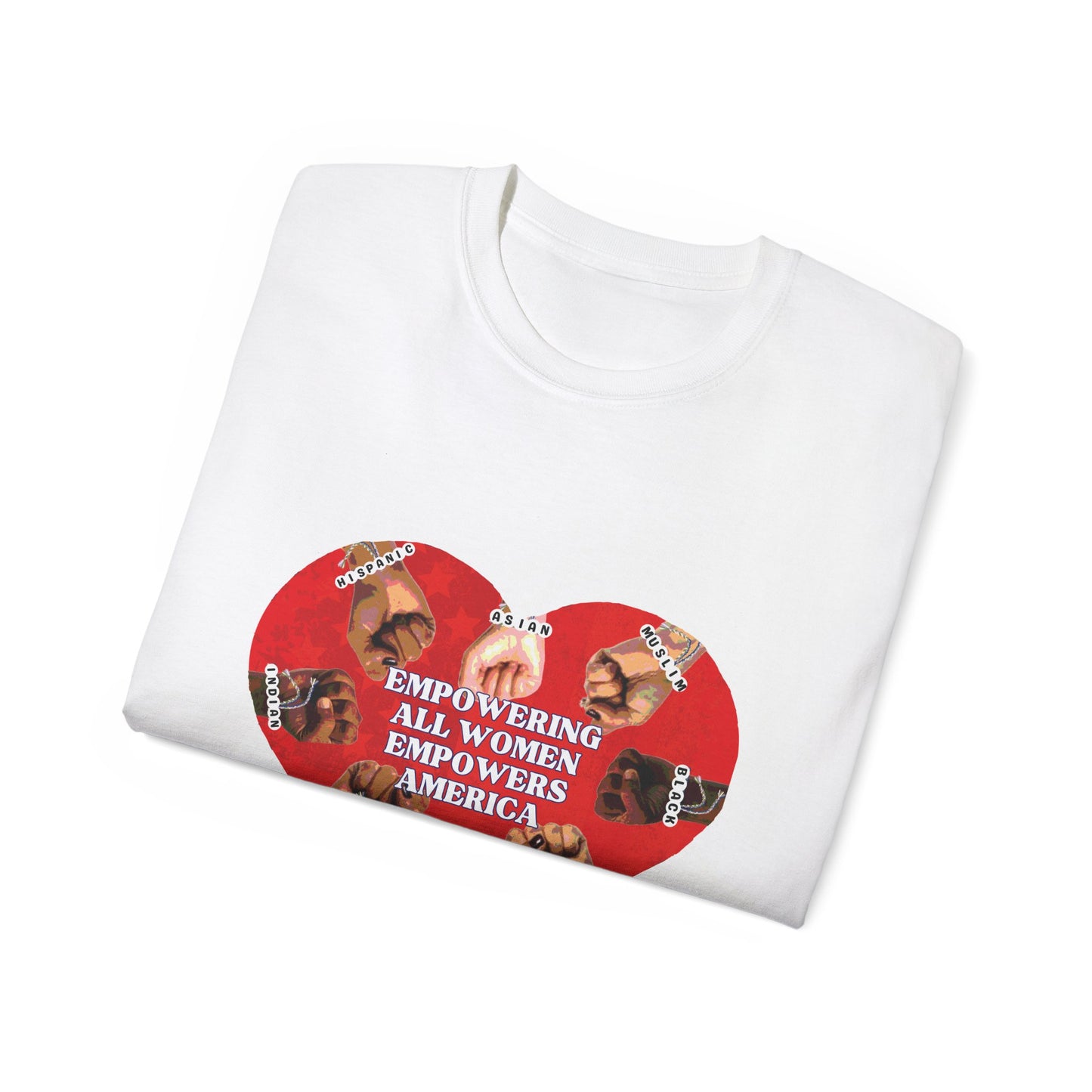 Empowering Women Unisex Ultra Cotton Tee - Heart Design