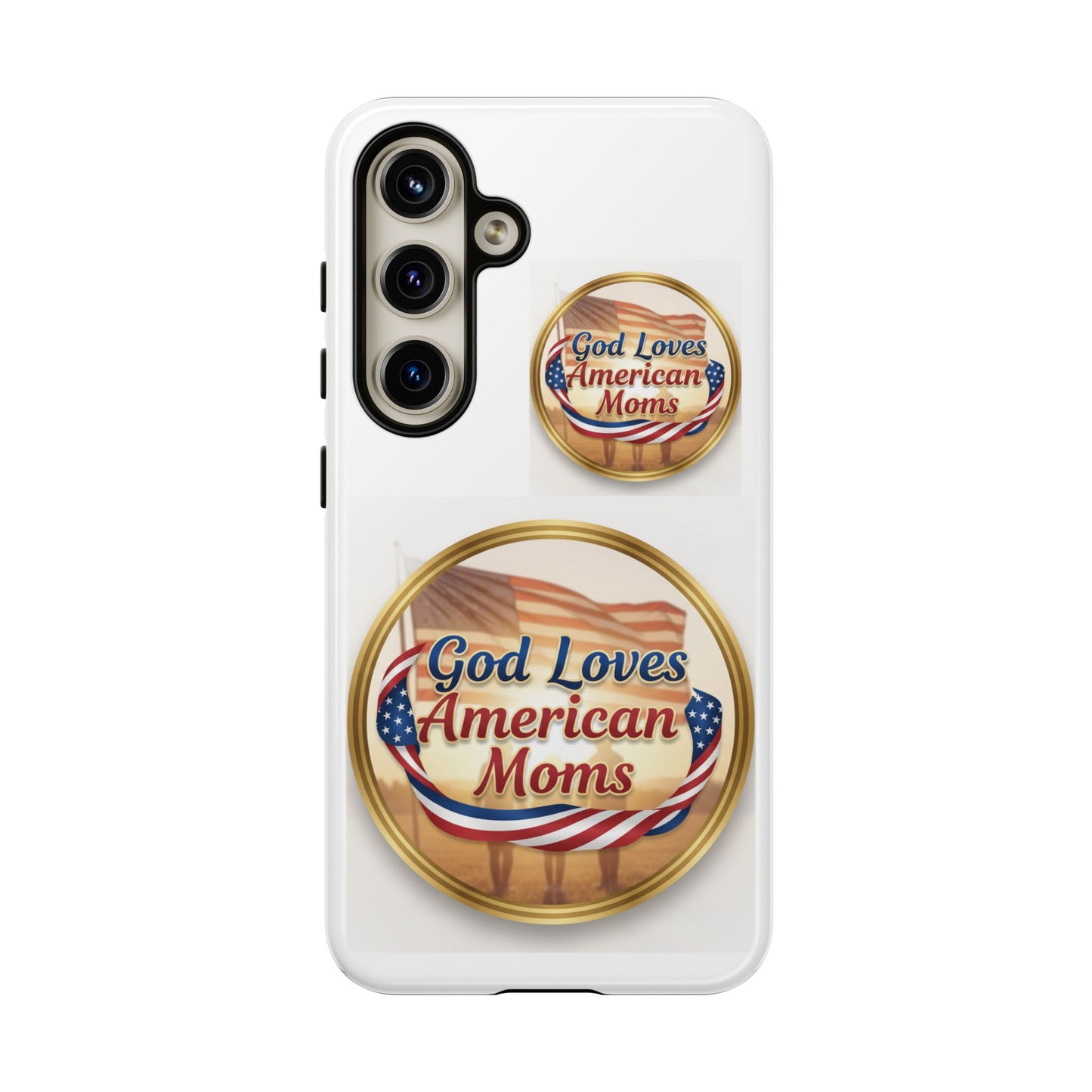 God Loves American Moms-Phone Case