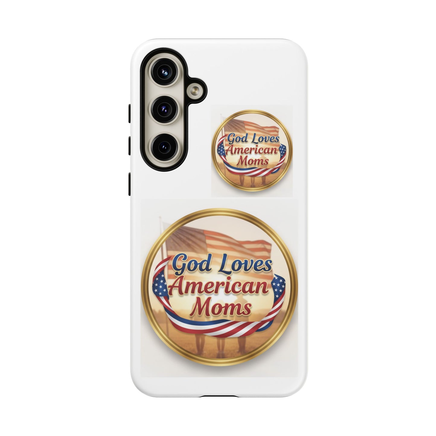 God Loves American Moms-Phone Case