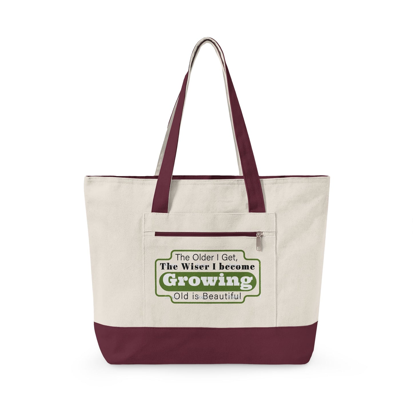 Growing Old is Beautiful Garden-Inspired Gift Tote