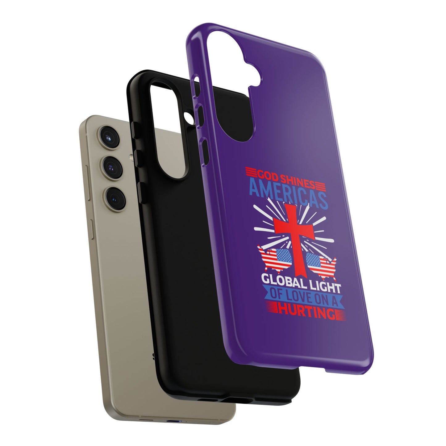God Shines Global Light Of Love Cellphone Case