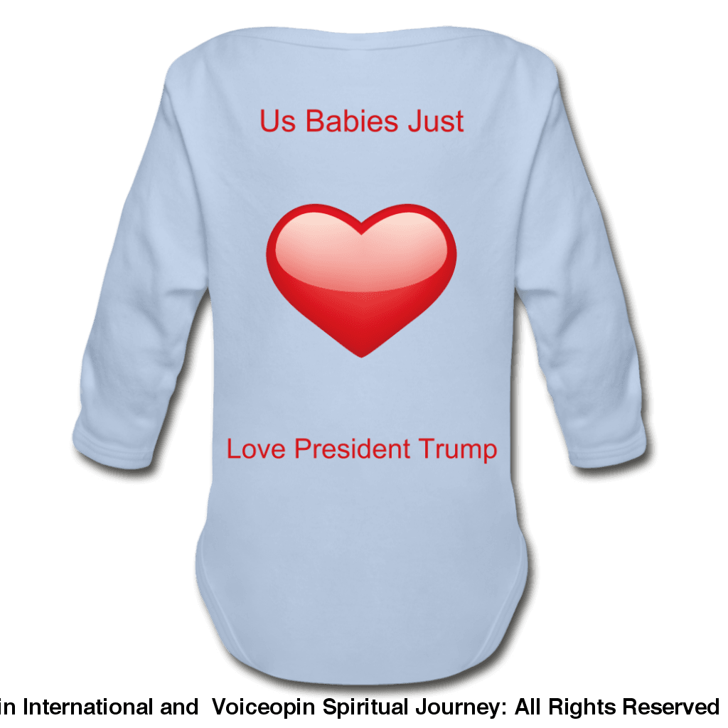 Trump Pac Association Organic Long Sleeve Baby Bodysuit